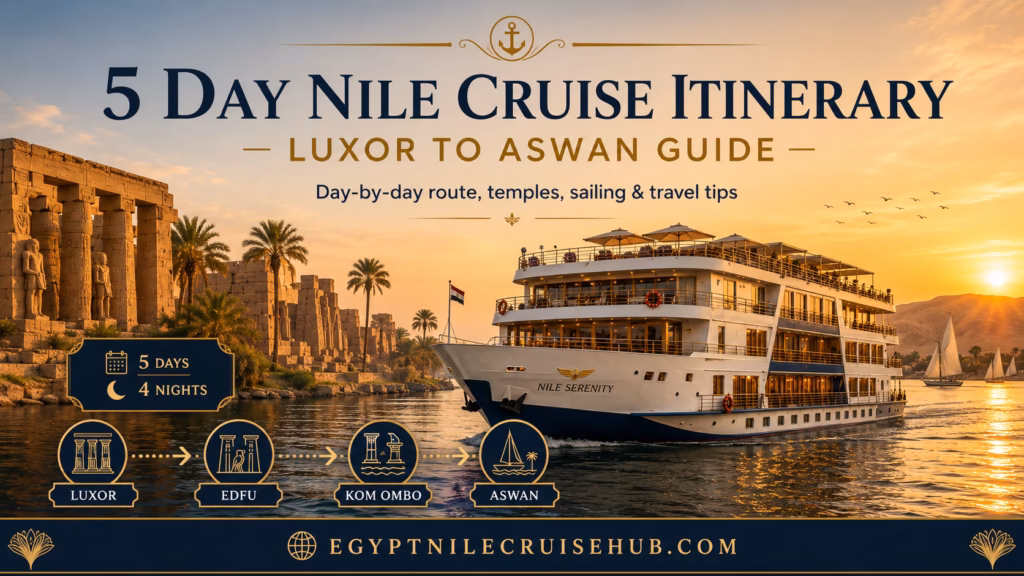 5 Days Nile Cruise Luxor to Aswan Nile Cruise Hub