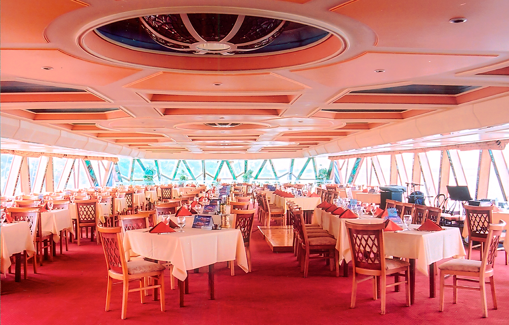 Nile Crystal Cairo Dinner Cruise restaurant