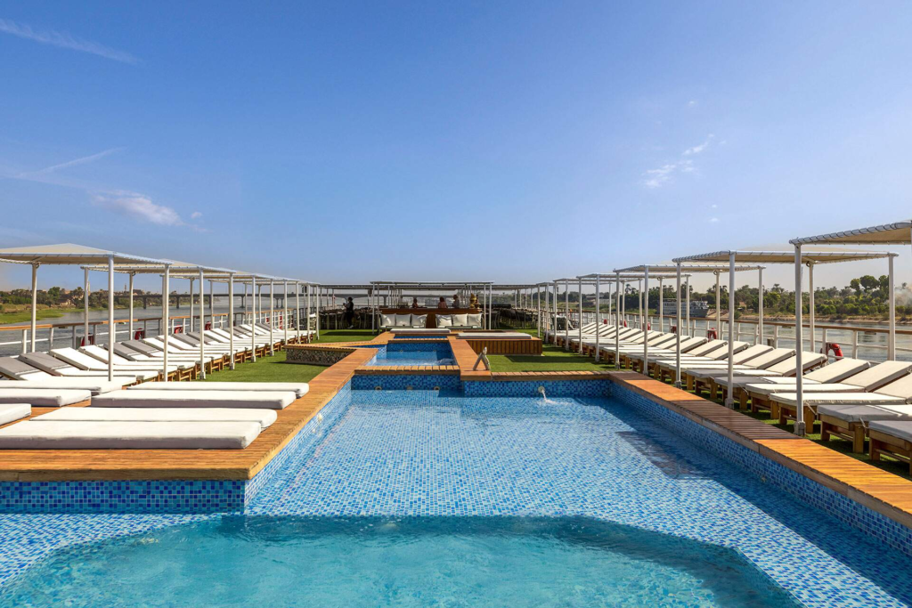 Radamis I Nile Cruise swimming pool