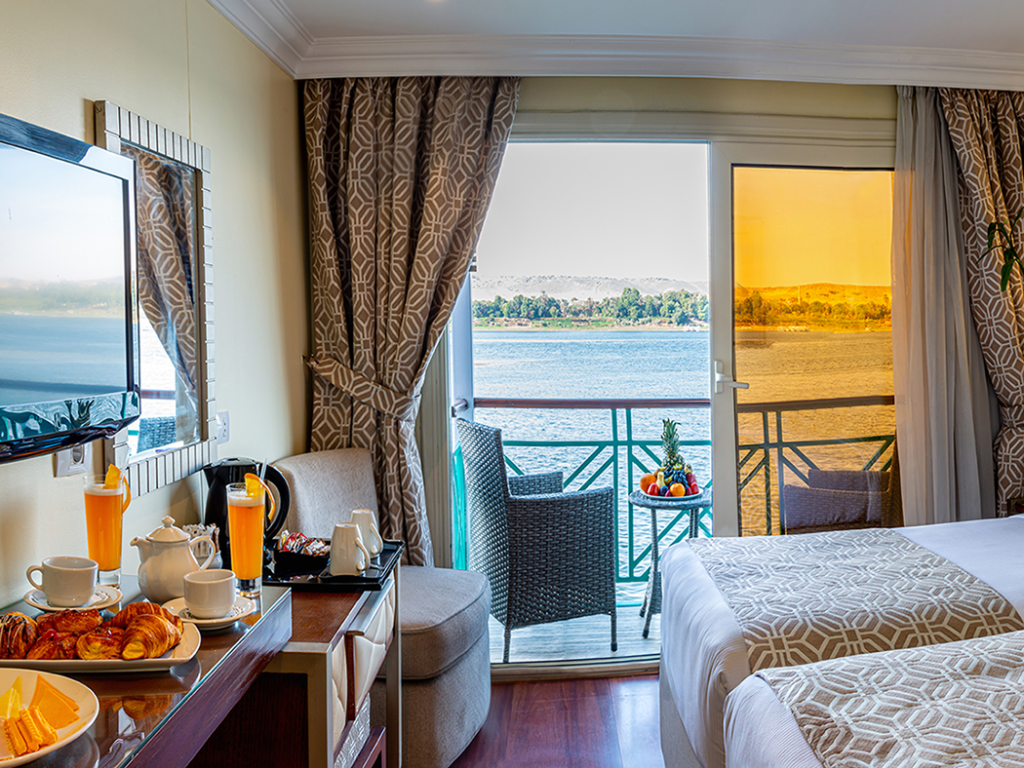 MS Sonesta Moon Nile Cruise twin cabin