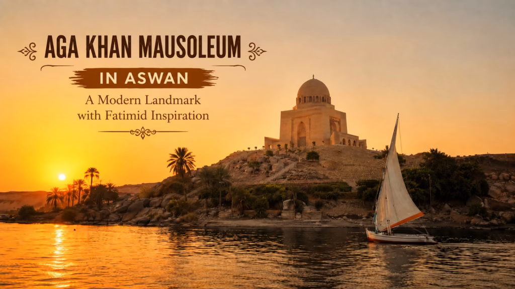 Aga Khan Mausoleum above the Nile at Aswan