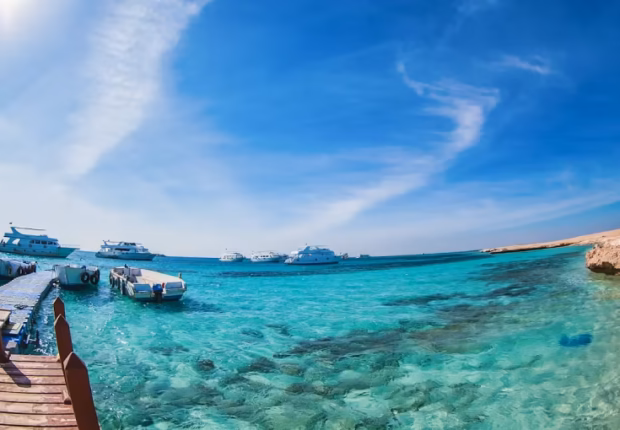 Orange Bay and Giftun Island Boat Day from Hurghada Nile cruise