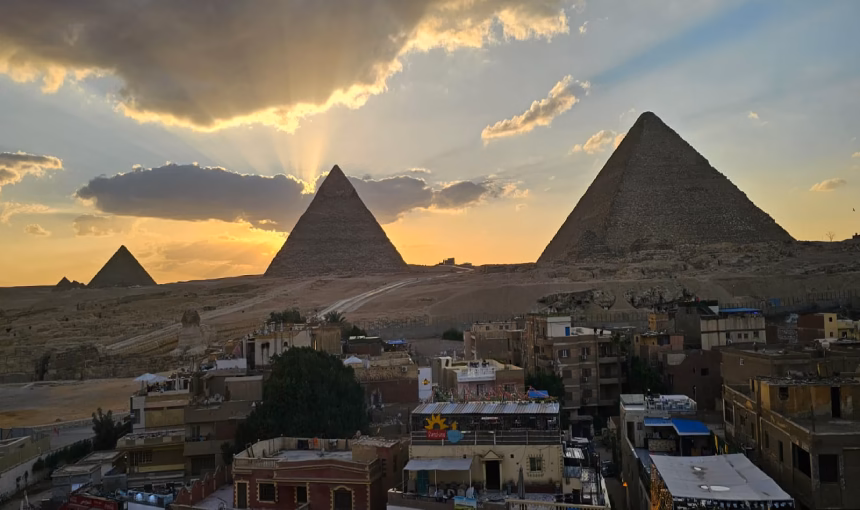 The Step Pyramid of Djoser at Saqqara, Egypt
